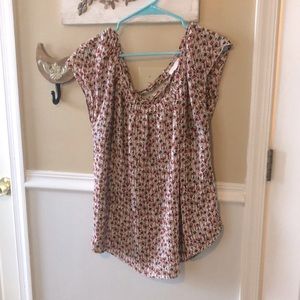 Women’s Lauren Conrad pleated scope neck top size XXL